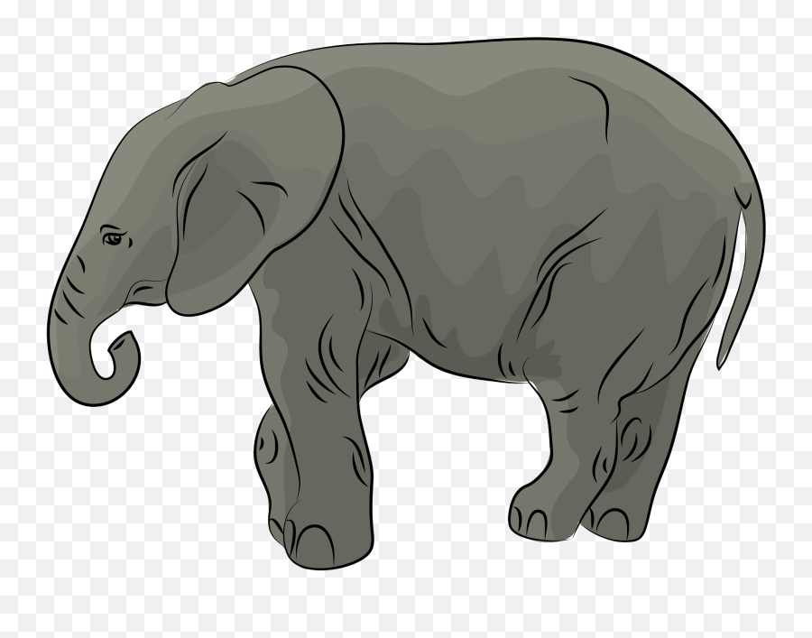 African Elephant Cub Clipart Free Download Transparent Png - Baby African Elephant Clipart Emoji,Cubs Emojis Download