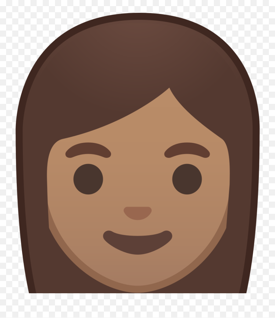 Woman Emoji With Medium Skin Tone - Emoji Mulher Pele Clara,White Girl Emoji