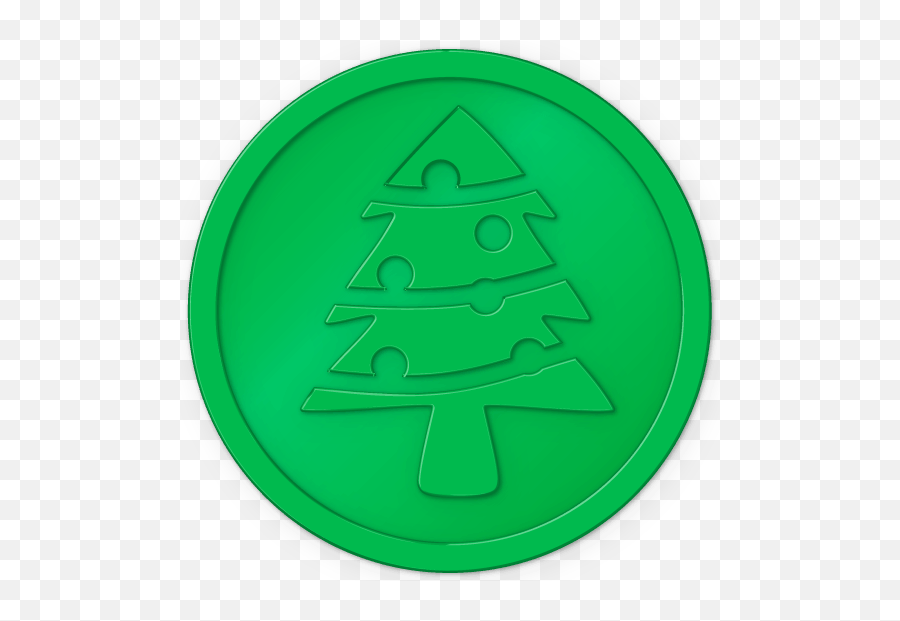 Christmas Tree Embossed Token Bag Of 100 Emoji,Trillian Christmas Tree Emoticon Code