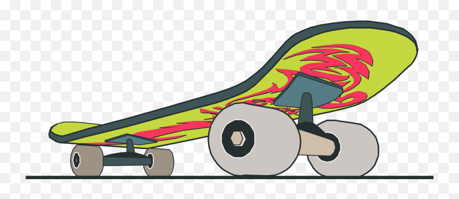 Skateboard Clipart Image - Clip Art Skate Board Emoji,Skateboard Emoji