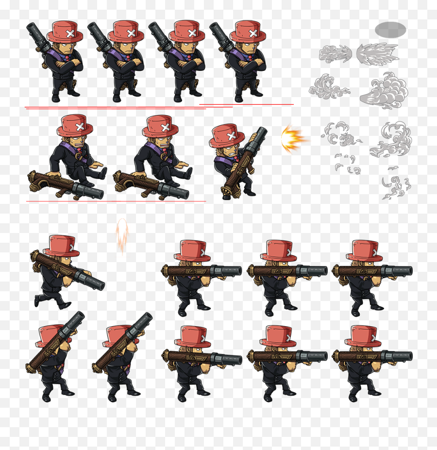 Spriters One Piece Treasure Cruise - Firearms Emoji,Emojis Stron