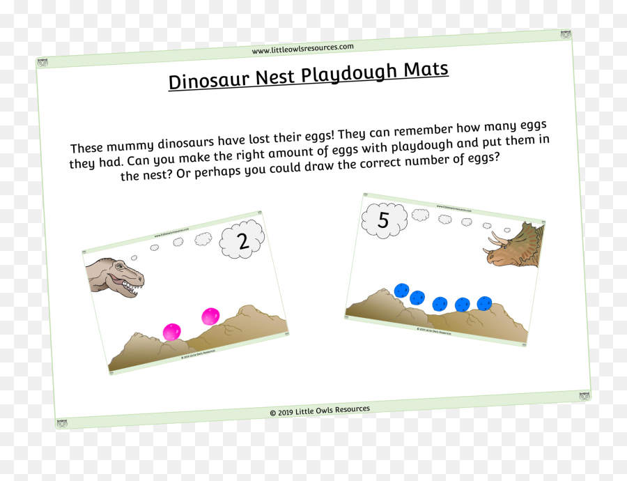 Free Dinosaur Nest Playdough Mats Emoji,Free Printable Emotion Playdough Mats