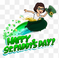 Happy St Patricks Day - St Day Bitmoji Emoji,Saint Patrick Emoticons Samsung
