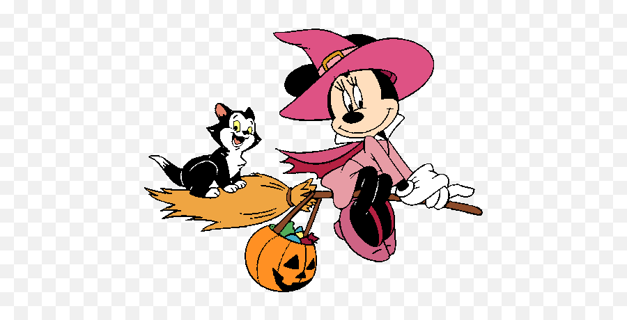Halloween Transparent Gif Png Images - Clipart Minnie Mouse Witch Emoji,Funny Halloween Animated Emoji