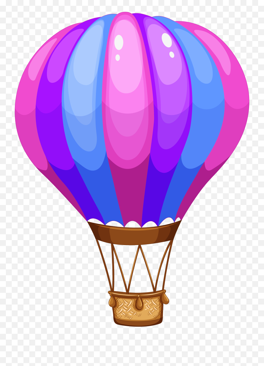 Balloons Clip Art Balloon Clipart - Balon Udara Kartun Png Emoji,Commercial Hot Air Balloon Emoticon Add To My Pjone