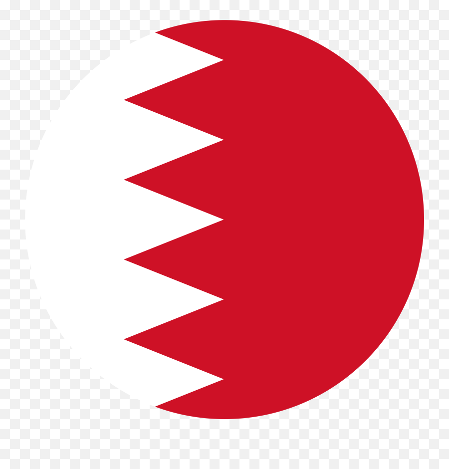 Flag Of Bahrain Flag Download - Bahrain Flag Round Png Emoji,Kazakhstan Flag Emoji