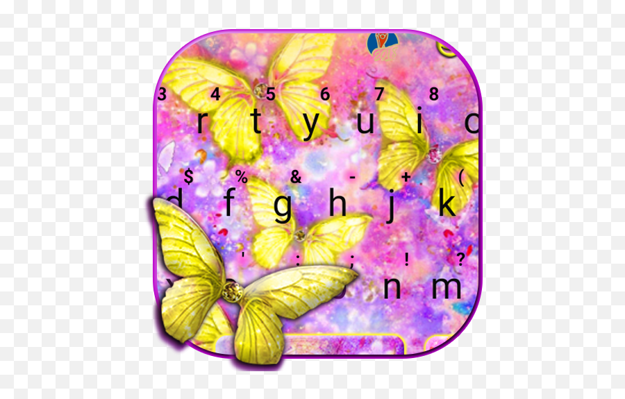 Colorful Butterfly Keyboard Theme - Apps On Google Play Emoji,Butterfly Emoticon Android