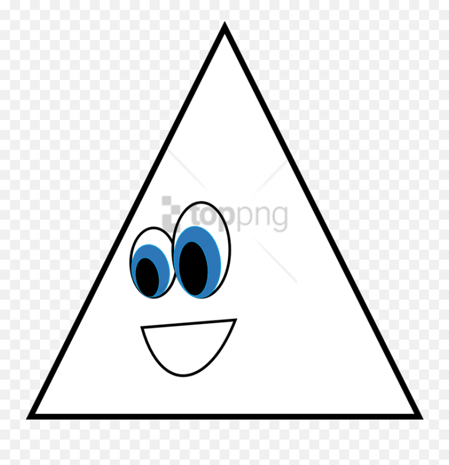 Triangle Shapes Clipart Black And White Emoji,Black Triangle Emoticon