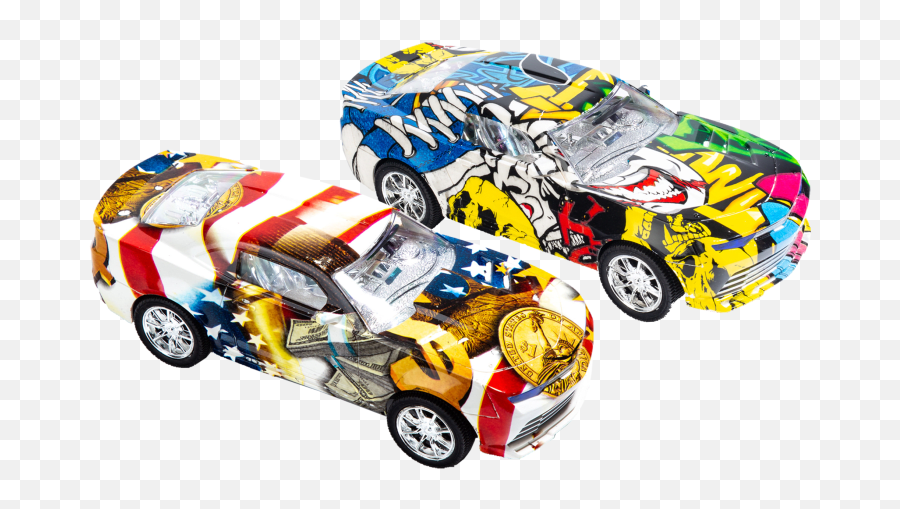 Muscle Man Collection Manual Toy Car - Automotive Decal Emoji,Car Box Mask Emoji