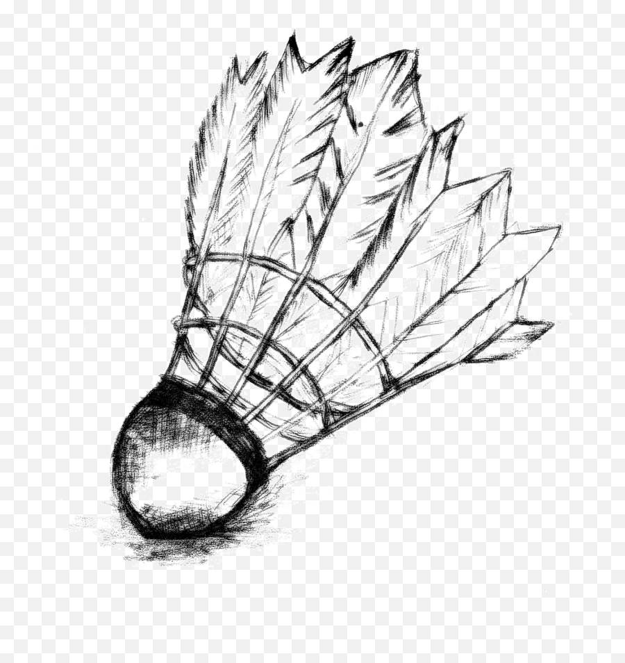 Love Badminton Transparent Png Image - Sketch Pencil Badminton Drawing Emoji,Badminton Emoji