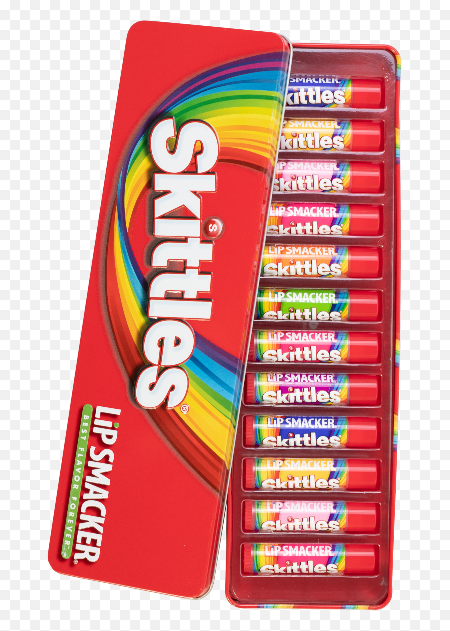 Lip Smacker 12 Piece Skittles Lip Balm - Skittles Emoji,Skittles Emoji