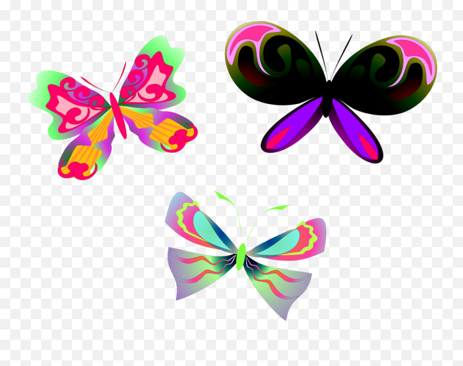Peace And Flowers Emoji Keyring Otros - Butterfly,Emoji Keyring