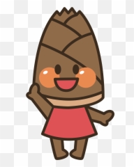 Bamboo Shoot Head - Openclipart Emoji,Bamboo With Red Emoji