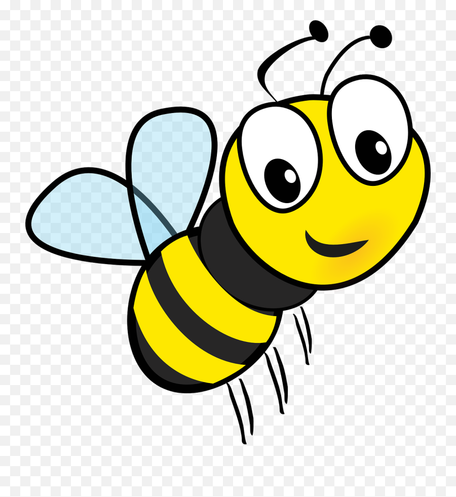 Free Emoticons - Bee Clipart Full Size Png Download Honey Bee Clipart Emoji,Free Emoticons