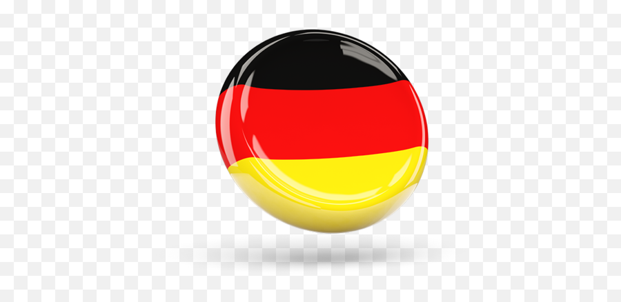 Shiny Round Icon Illustration Of Flag Of Germany Emoji,Germany Emojis