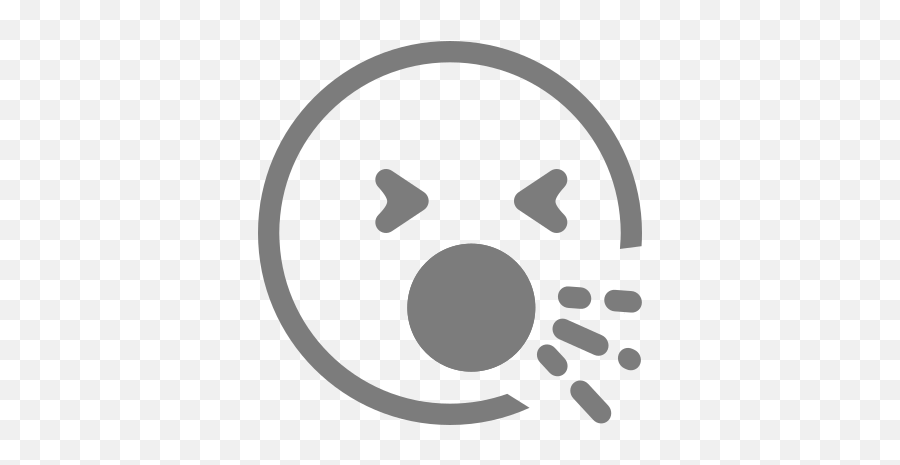 Coughing Emo Emoticon Emoji Free Icon - Iconiconscom,Emoji Symbol