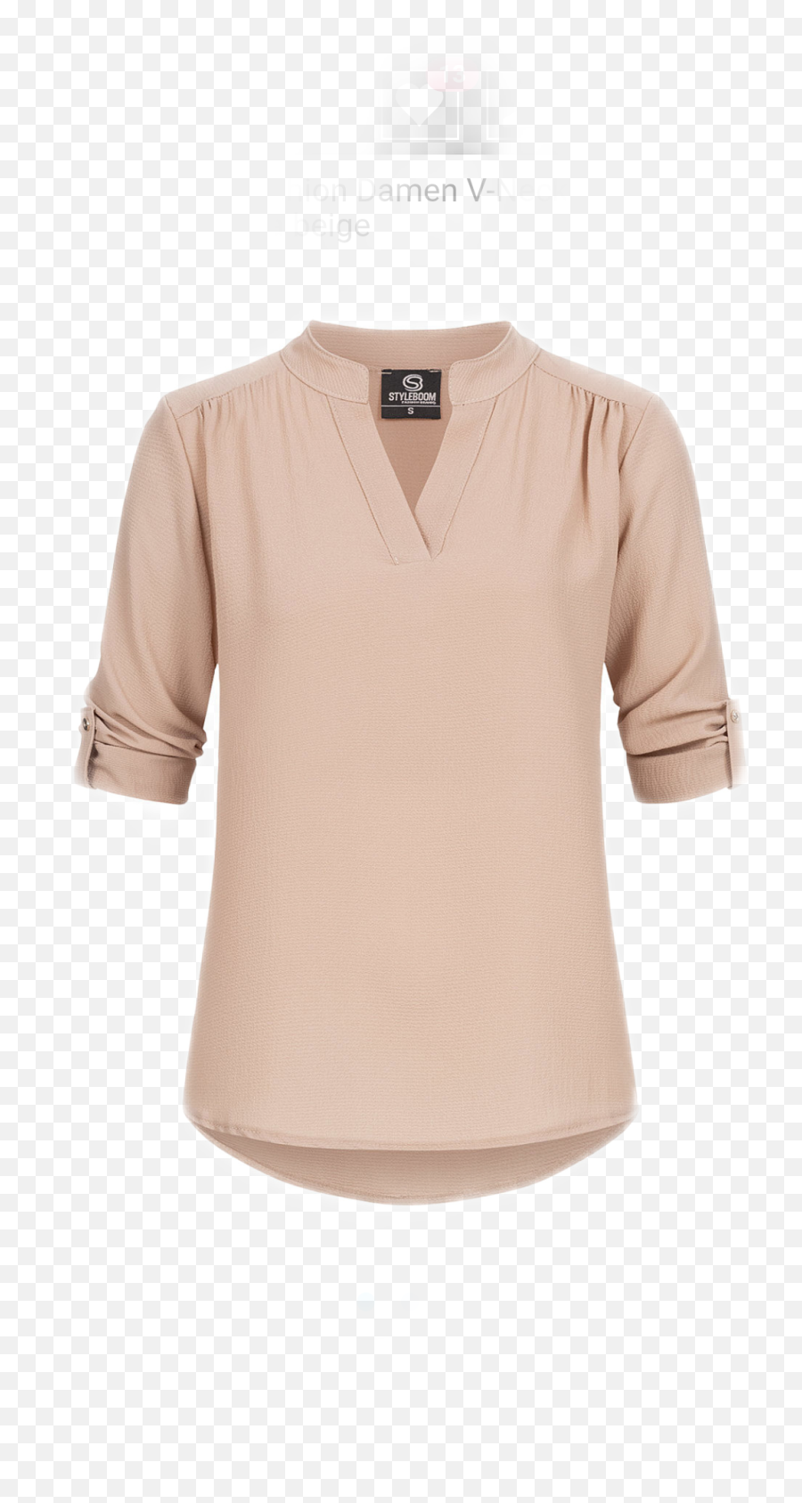 Blouse Baige Sticker - V Neck Shirt Emoji,Emoji Blouse