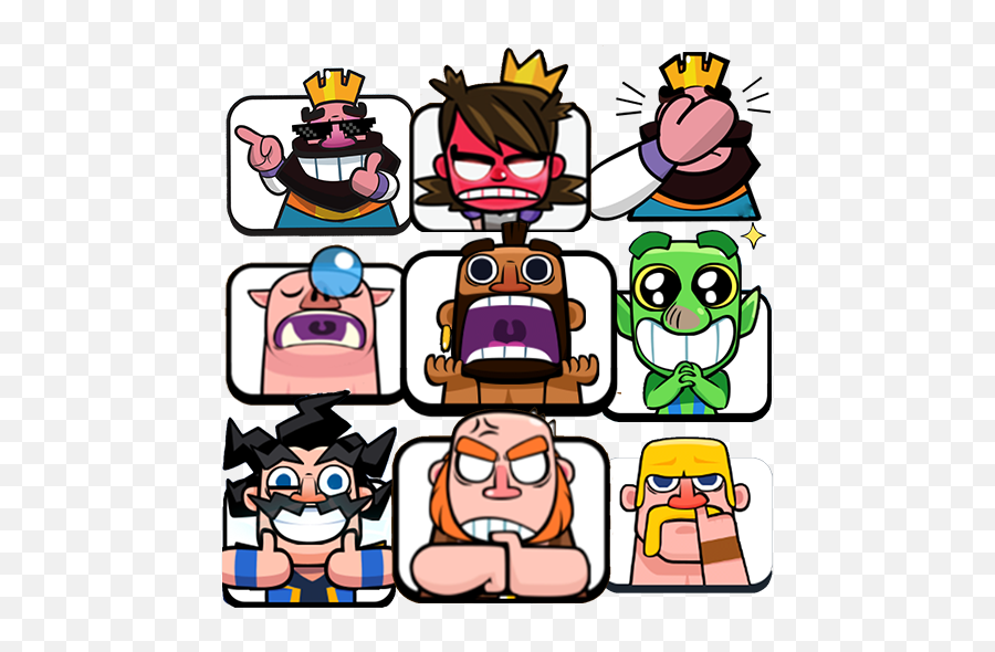 Similar Apps Like Stickers Clash Royale - Sticker Clash Royale Whatsapp Emoji,Clash Royale Emoticons