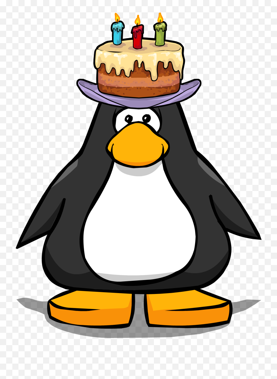 Happy Birthday Hat Club Penguin Wiki Fandom - Penguin Happy Birthday Png Emoji,Happy Birthday Cake Emoji