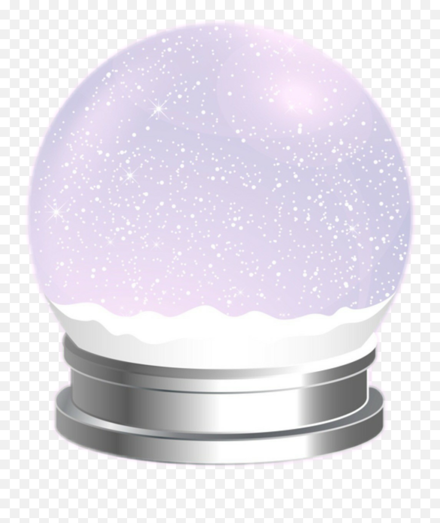 Snowglobe Snow Globe Cute Beautiful - Snow Globe Picsart Hd Emoji,Snow Globe And Cookie Emoji