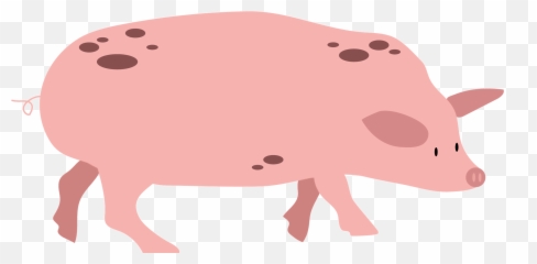 Pigs Clipart Walking Transparent Free For Animated Dog White - Dot Emoji,Pig Emoji Shirt
