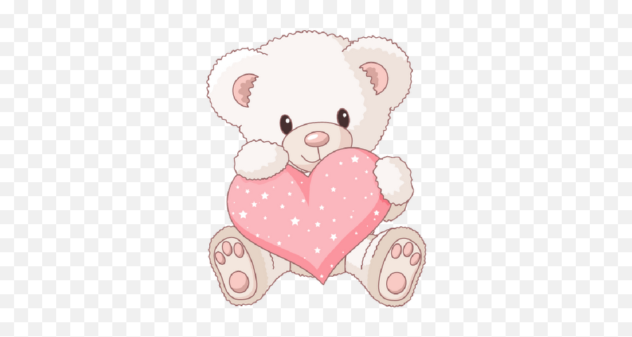 Bears Cartoon Clip Art - Pink Cute Cartoon Teddy Bear Emoji,Cute Bear Emoticons