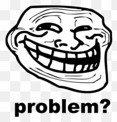 Trollface Troll Face Troll Faces Png - Early 2000s Face Meme Emoji,Trollface Facebook Emoticon
