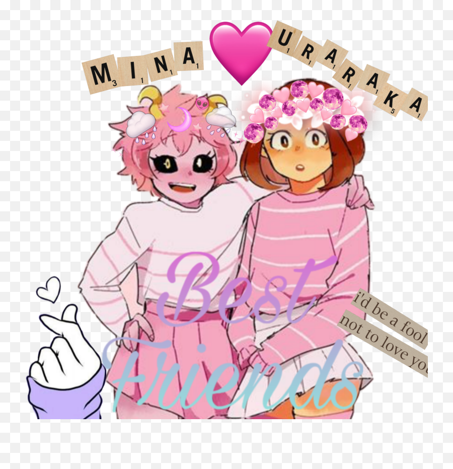 Minaashido Ochakouraraka Besties - Mha Mina X Uraraka Emoji,Kaka Emoji