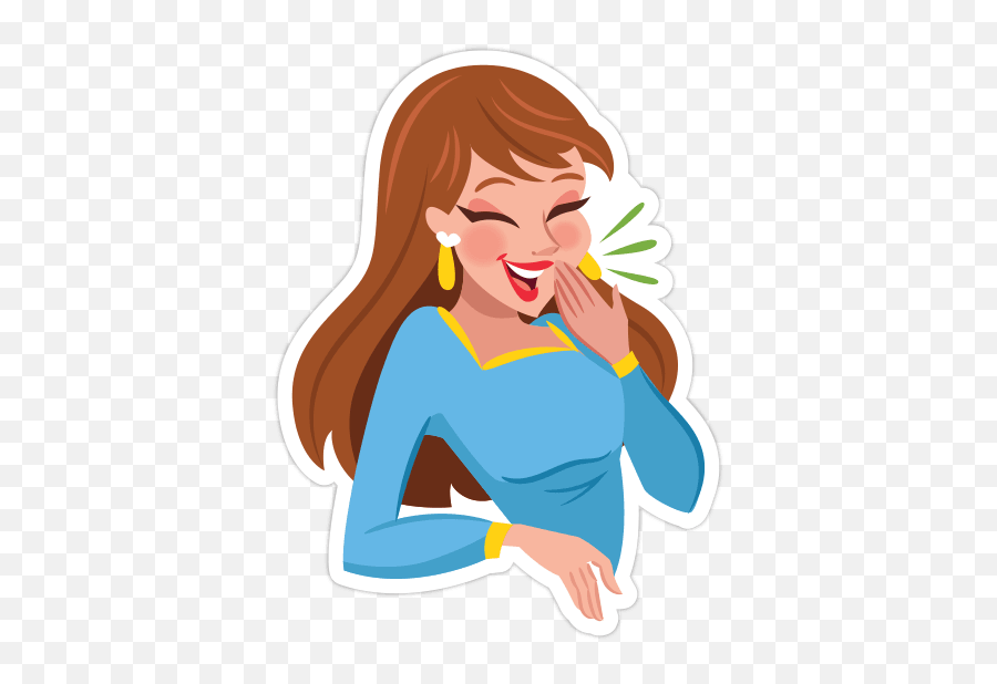 Girl Moods - For Women Emoji,Awed Emoji