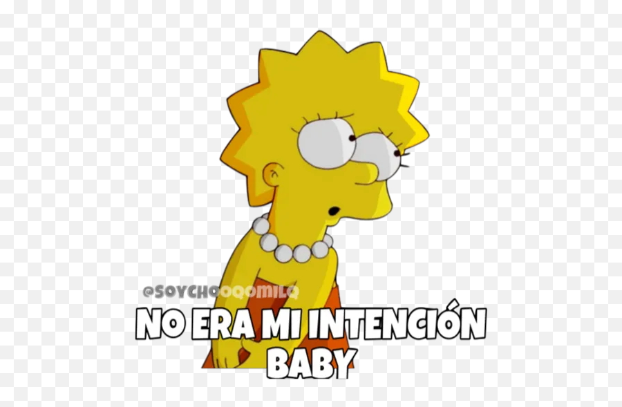 Frases De Lisa Simpsons 2 Stickers For - Stickers De Whatsapp Lisa Emoji,Simpsons Emoji Android