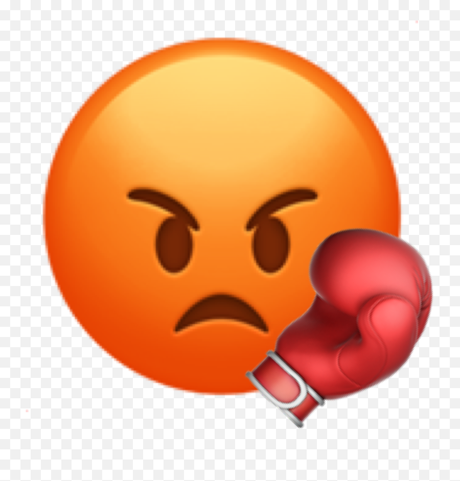 Discover Trending - Pouting Face On Apple Emoji,Angery Emoji