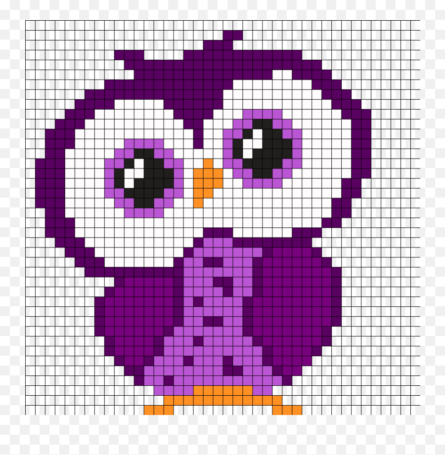 Purplesmallowl By Sam23 On Kandi Patterns Cross Stitch - Búhos En Punto De Cruz Emoji,Star Wars Slack Emojis