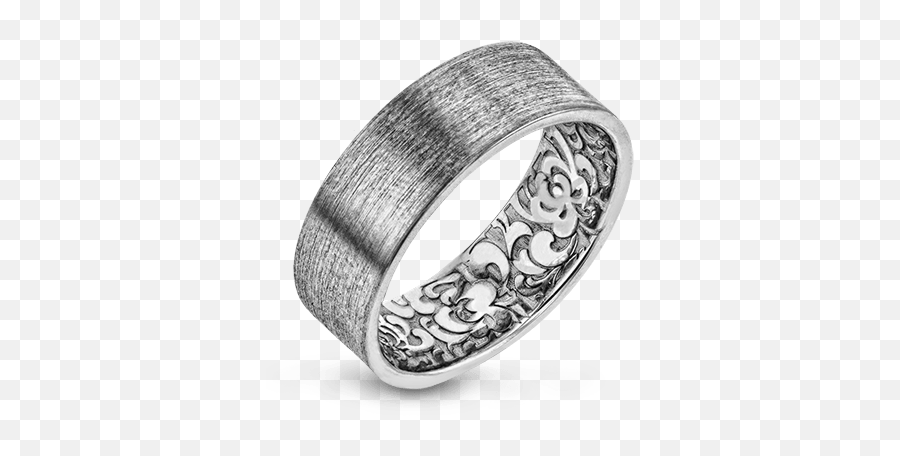 Platinum Menu0027s Wedding Band - Wedding Ring Emoji,Gray Stone Emotion