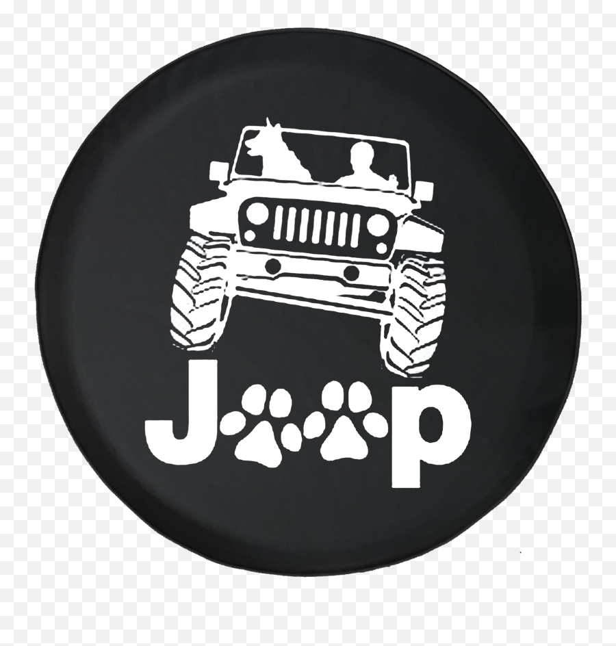 Cool Jeep Tire Covers - Jeep Paws Tire Cover Emoji,Funny Emoji Jeep Wrangler