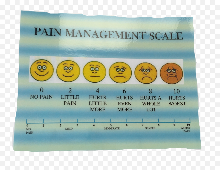 Painscale Pain Docter Sticker - Horizontal Emoji,Pain Scale Emojis