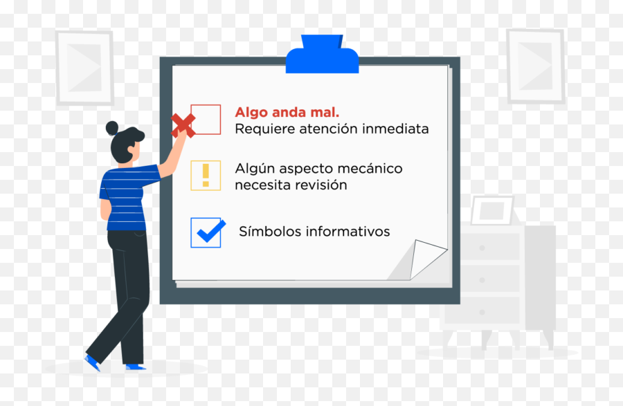 El Tablero Del Auto Y El Significado De Las Luces U2013 Guros - Presentation Supply Emoji,Qie Significa A Emotion De Un Sobre Cerrado Que Significa