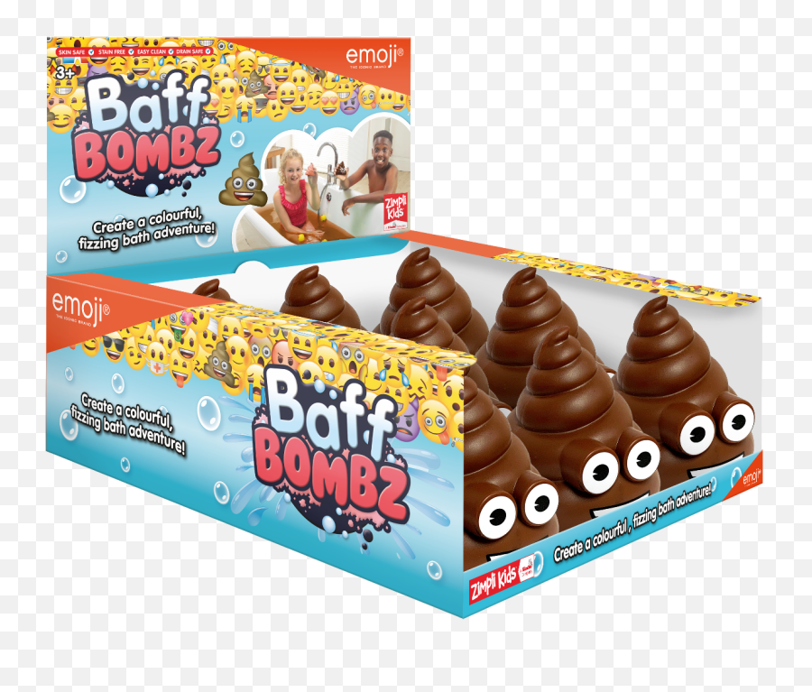 Emoji Poop Baff Bombz In Cdu - Emoji Baff Bombz 5858 Emoji Poop Baff Brown,Chocolate Emoji