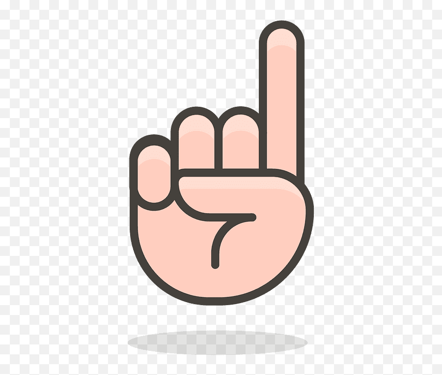 Index Pointing Up Emoji Clipart - Pointing Hand Clipart,Emojis Pointing Right