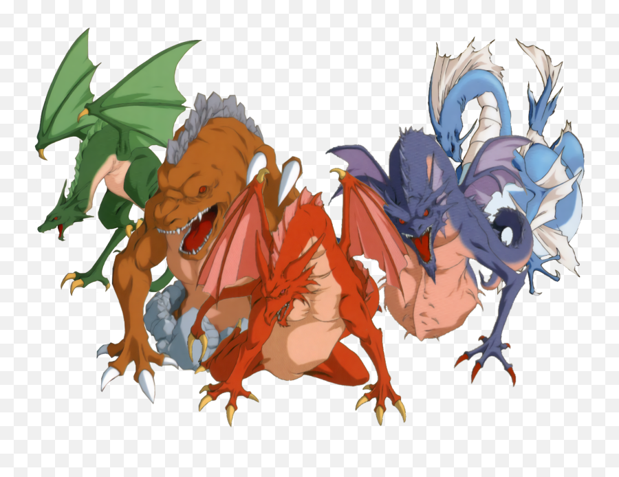 Degenerated Dragons Emoji,Dragon Faces Different Emotions