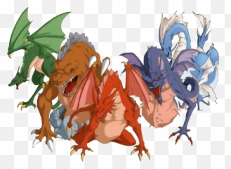 Degenerated Dragons Emoji,Dragon Faces Different Emotions