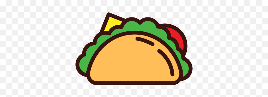 Fast Foods Taco Food Mexican Free - Iconos De Mexico Png Emoji,Taco Made With Emoticons