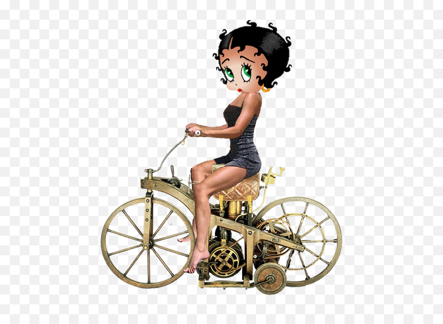 Betty Boop Bike - Betty Boop On A Bike Emoji,Betty Boop Emoji