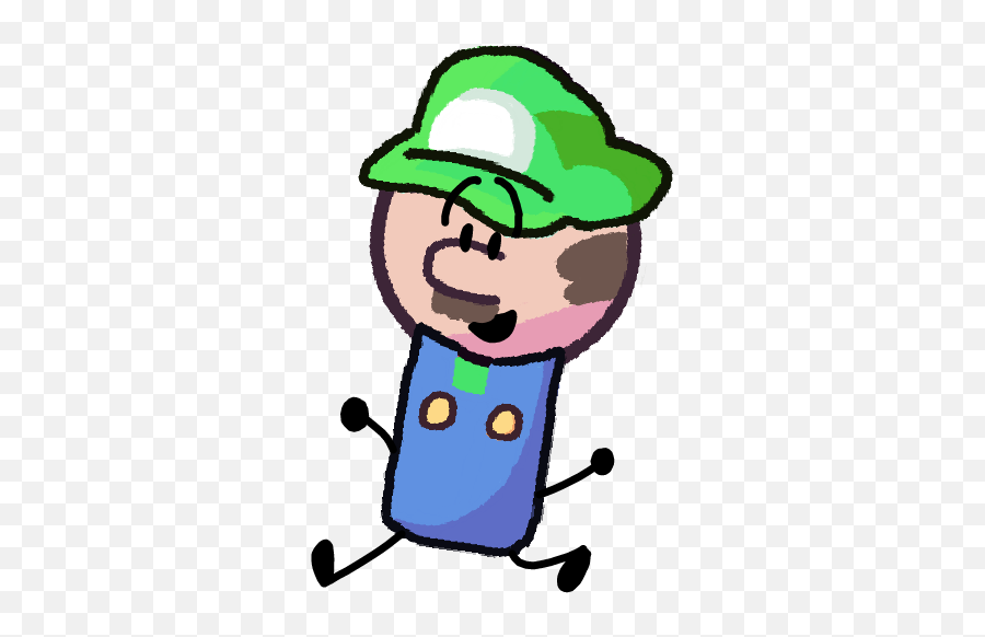 Luigi - Object Show Bftuw Community Fandom Emoji,Vase Bowl And Bomb Emoji Pop