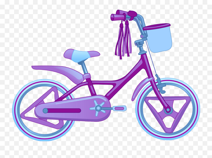 Cute Bike Clipart Transparent - Kids Bicycle Emoji,Bicicle Emoji Transparent