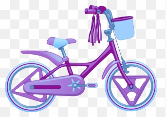 Cute Bike Clipart Transparent - Kids Bicycle Emoji,Bicicle Emoji Transparent