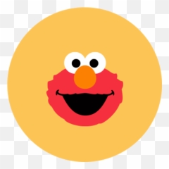 A - Sesame Street Circle Png Emoji,Elmo Emoticon Png
