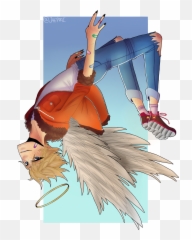 Sick Backflip Bro - Angel Kenny Mccormick Fanart Emoji,Emotions South Park