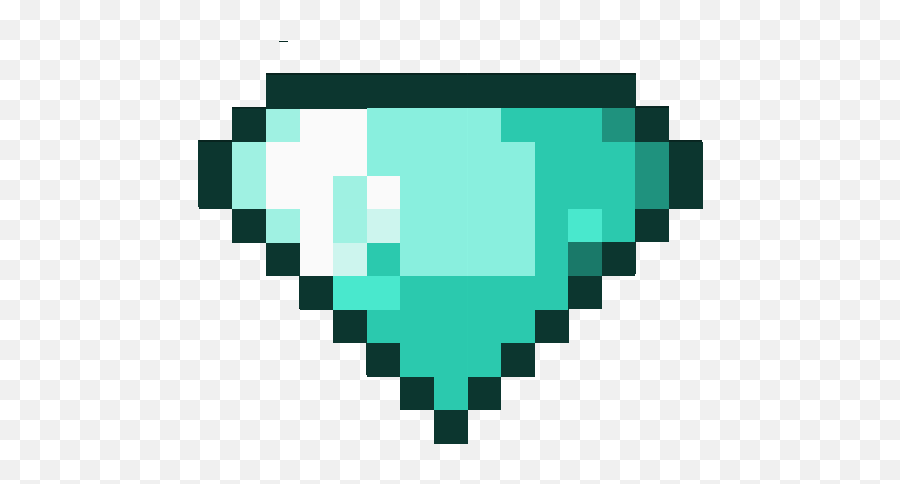 Minecraft Dibujos Pixelados - Pixel Heart Emoji,Minecraft Emojis Diamond