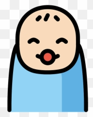 Baby Emoji Clipart Free Download Transparent Png Creazilla - Fictional Character,Emoji Baby Clothes