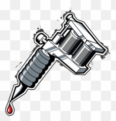 Download Machine Tattoo Tatto Artist Png Download Free - Tattoo Machine Png Emoji,100 Emoticon Tattoo